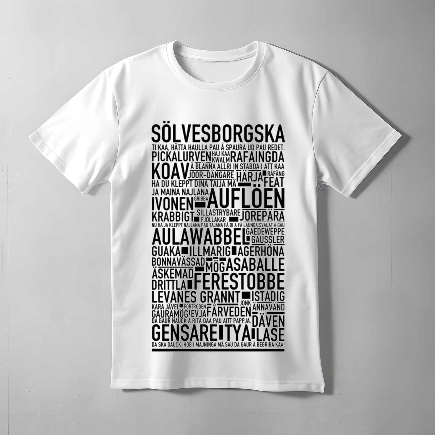 Sölvesborgska Dialekt T-shirt