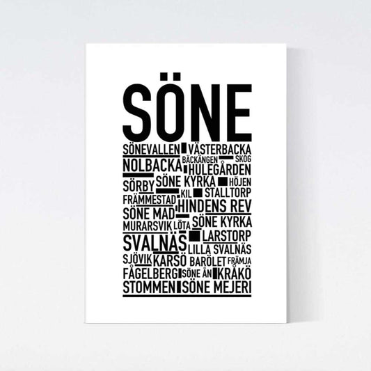 Söne Text Poster