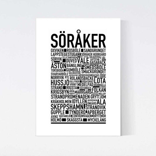 Söråker Text Poster