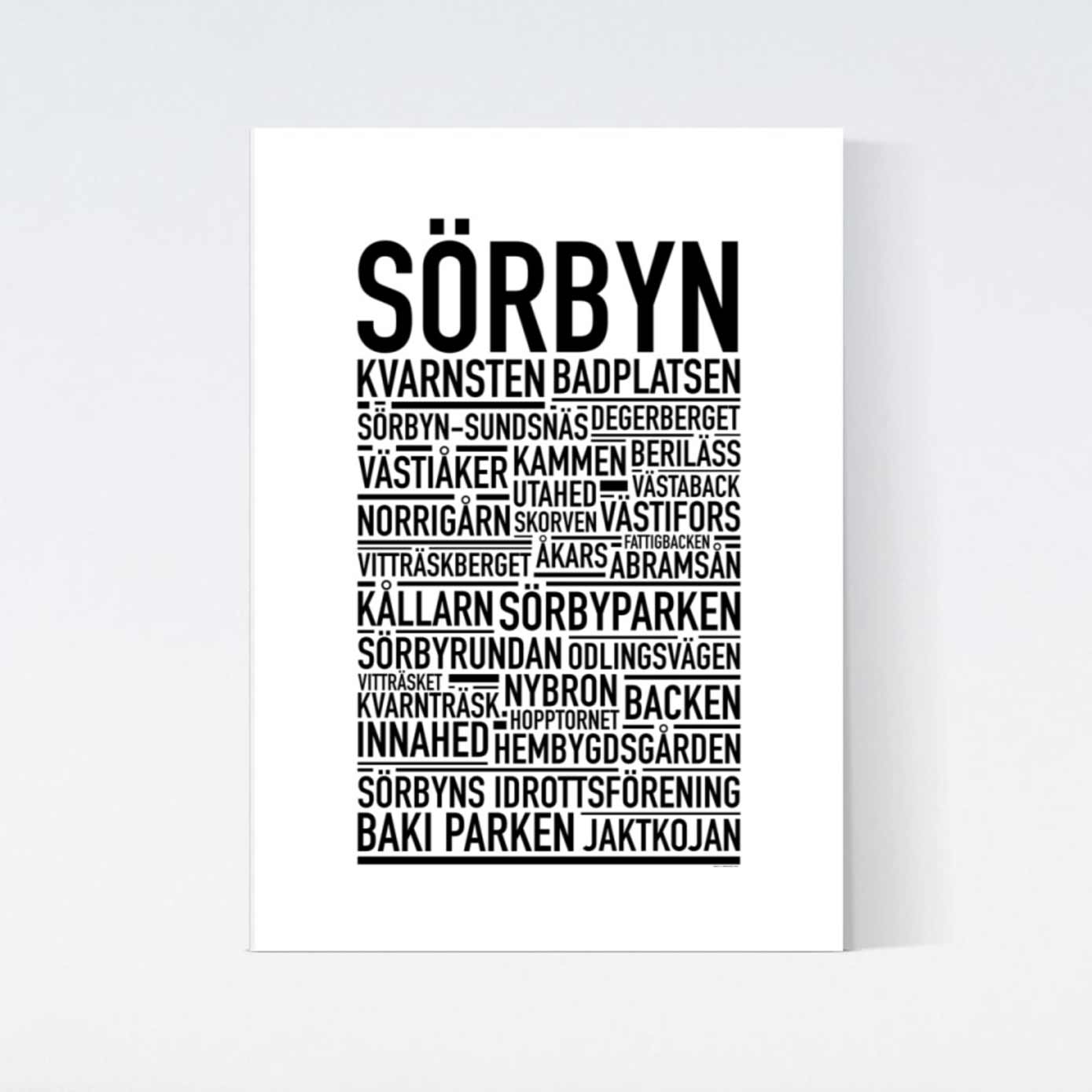 Sörbyn Text Poster
