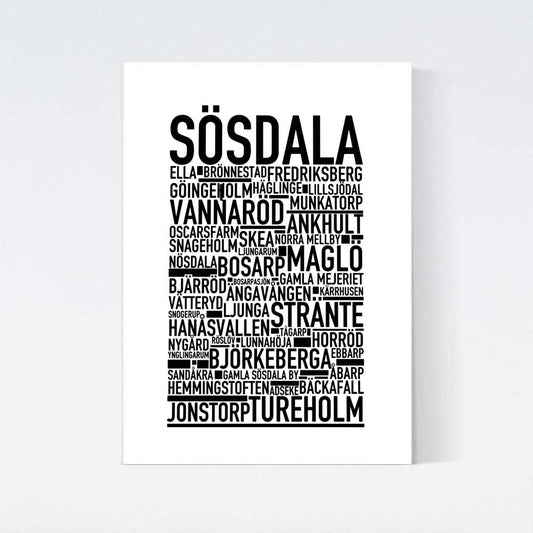 Sösdala Text Poster