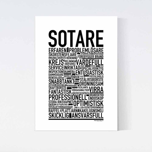 Sotare Text Poster