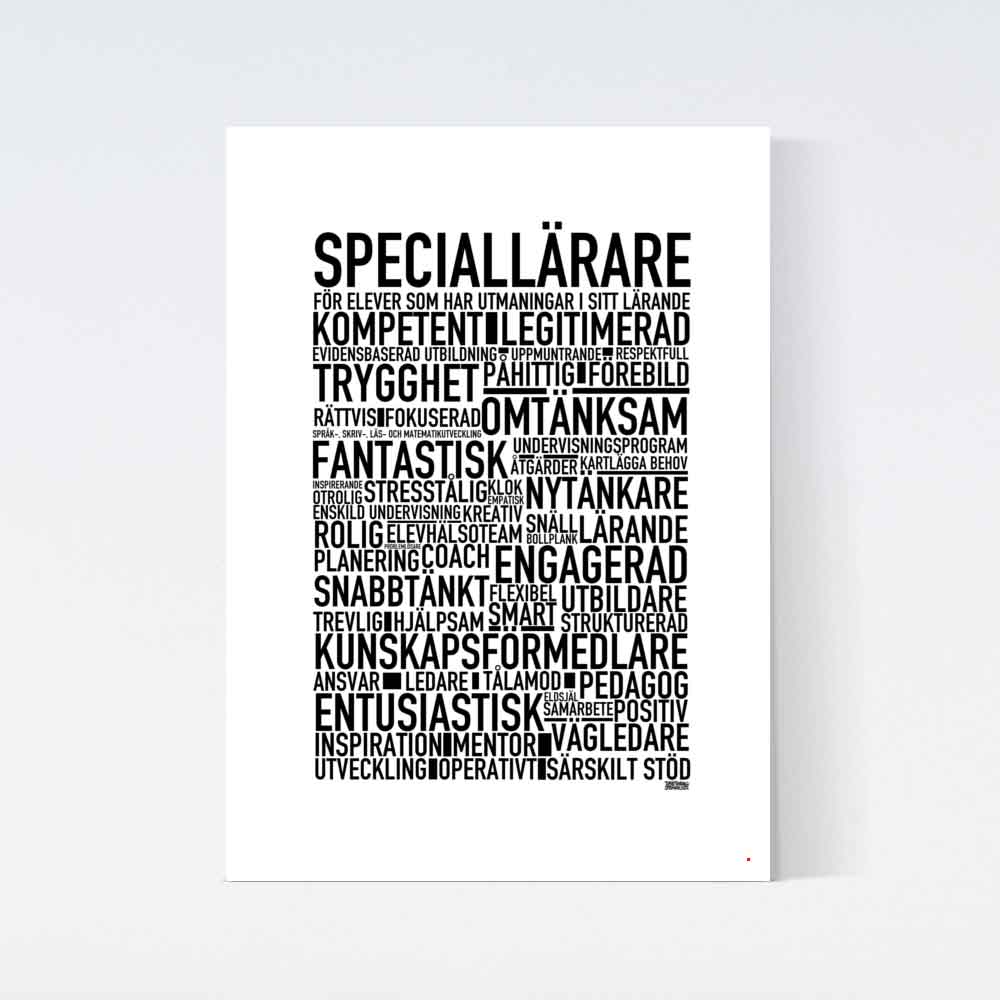 Speciallärare Text Poster