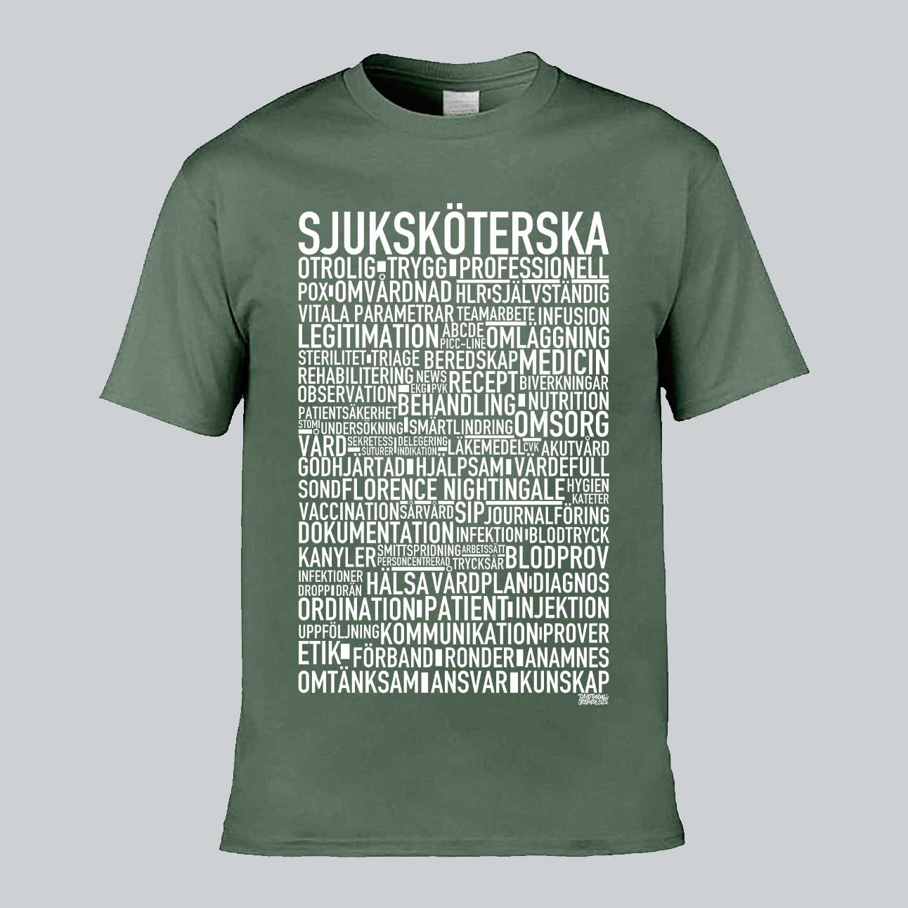 Sjuksköterska 2026 Text T-shirt