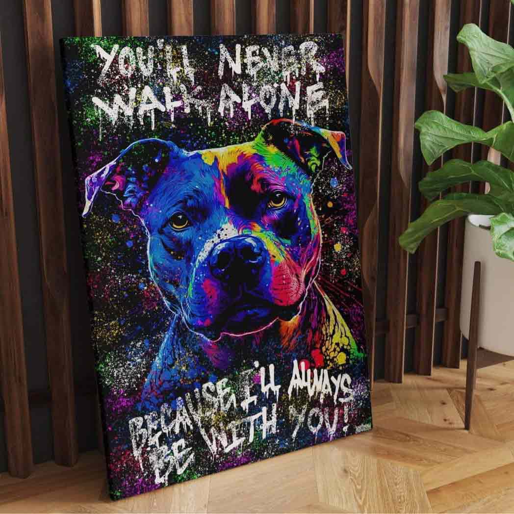 Staffe Färgglad Canvas