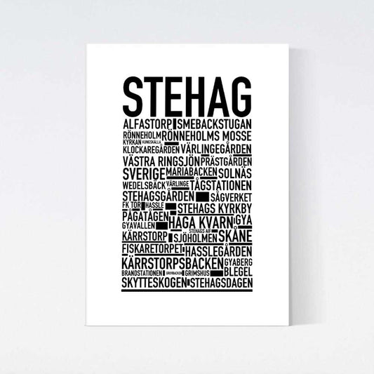 Stehag Text Poster