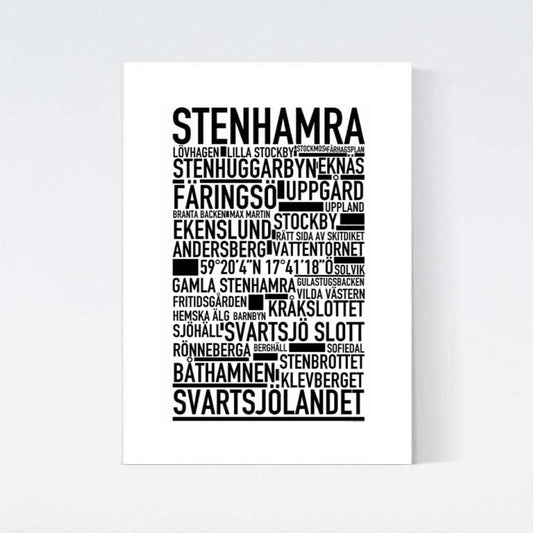 Stenhamra Text Poster