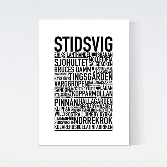 Stidsvig Text Poster