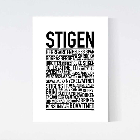 Stigen Text Poster