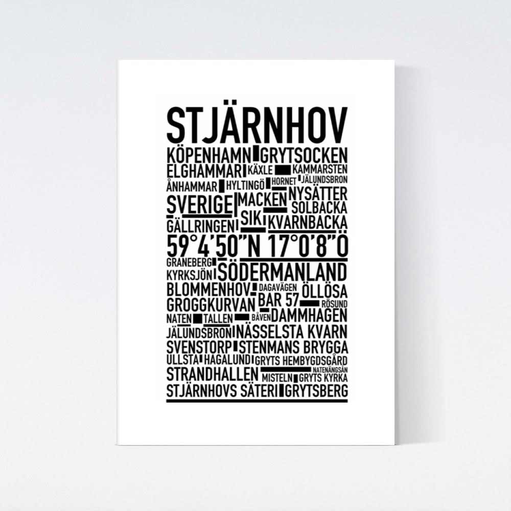 Stjärnhov Text Poster
