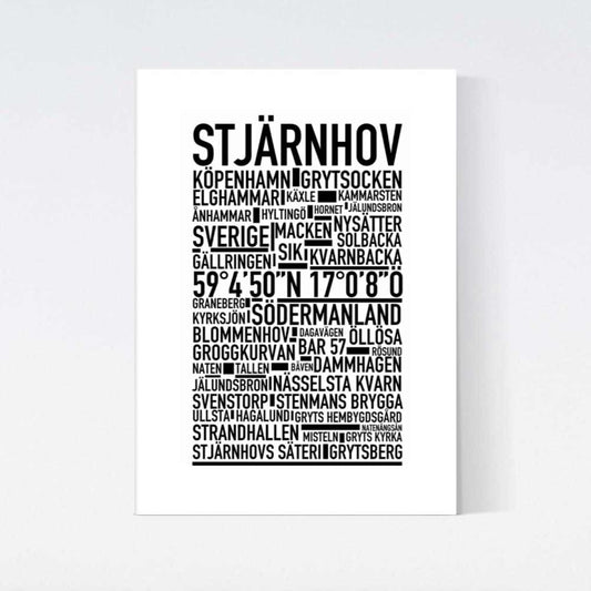 Stjärnhov Text Poster