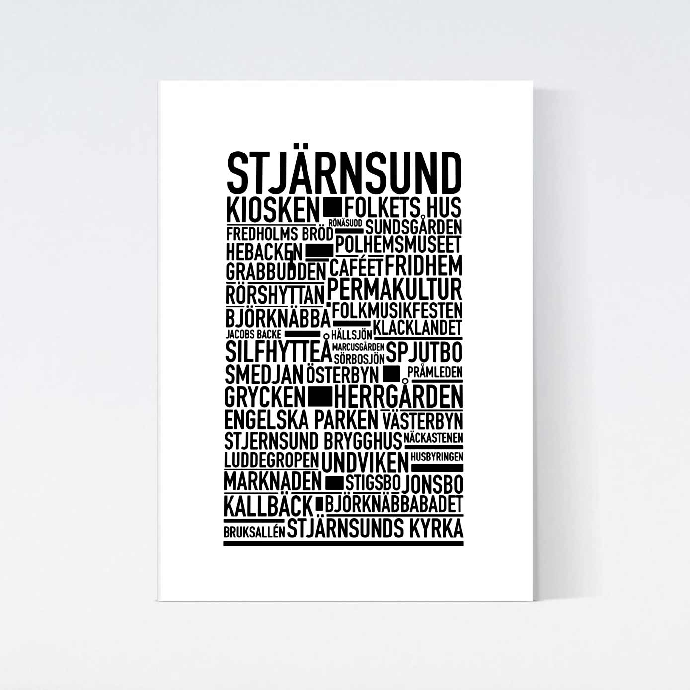 Stjärnsund Text Poster