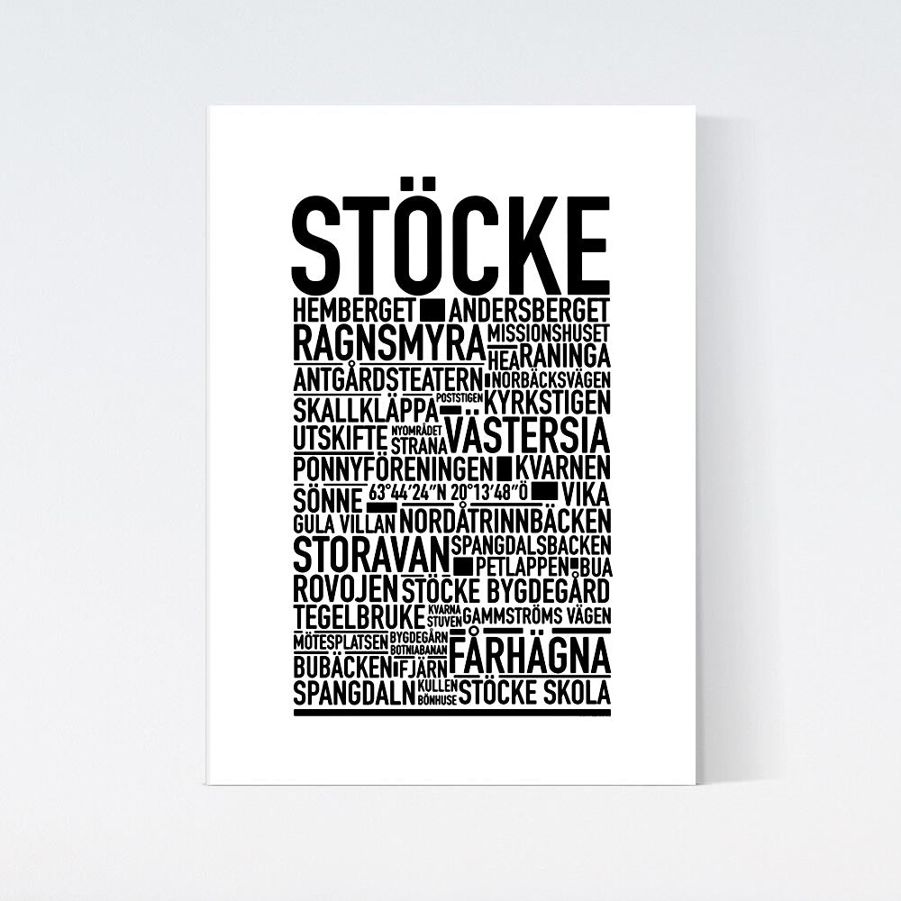 Stöcke Text Poster