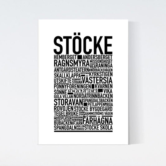 Stöcke Text Poster