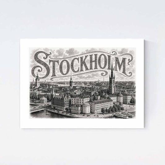 Stockholm Nostalgi Poster