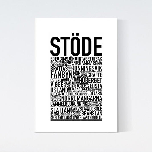 Stöde Text Poster