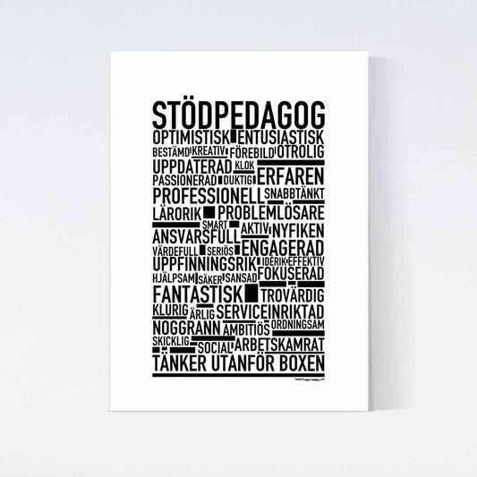 Stödpedagog Text Poster