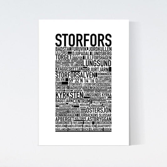 Storfors Text Poster