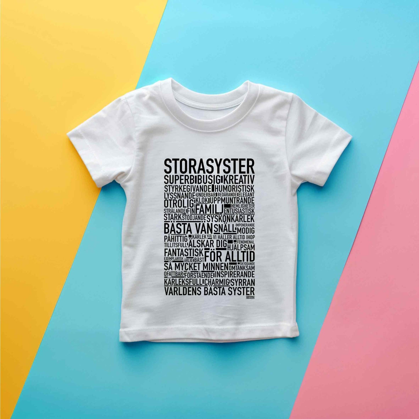 Storasyster Text Barn T-shirt