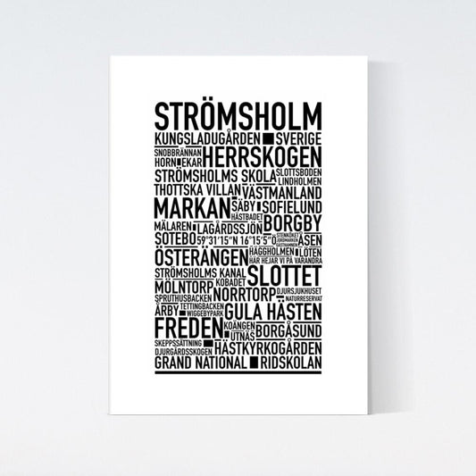 Strömsholm Text Poster