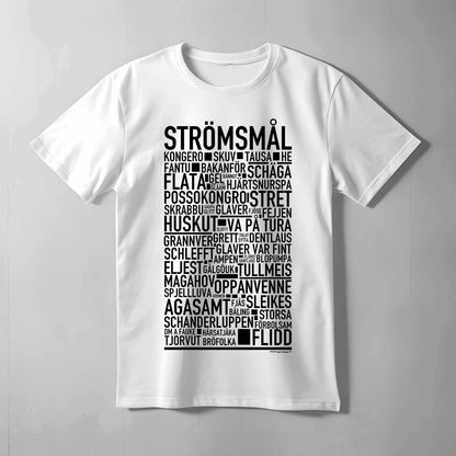 Strömsmål Dialekt Text T-shirt