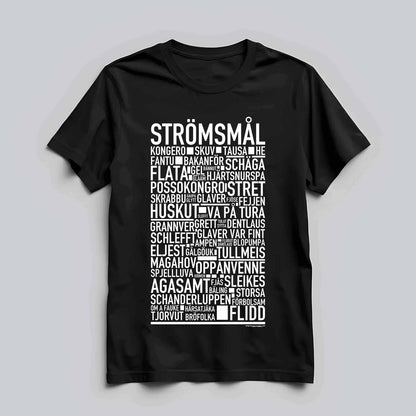 Strömsmål Dialekt Text T-shirt