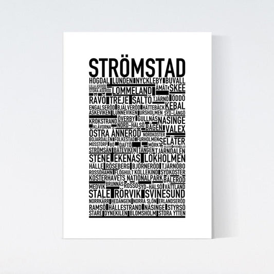 Strömstad Text Poster
