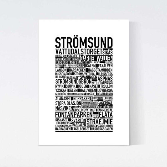 Strömsund Text Poster