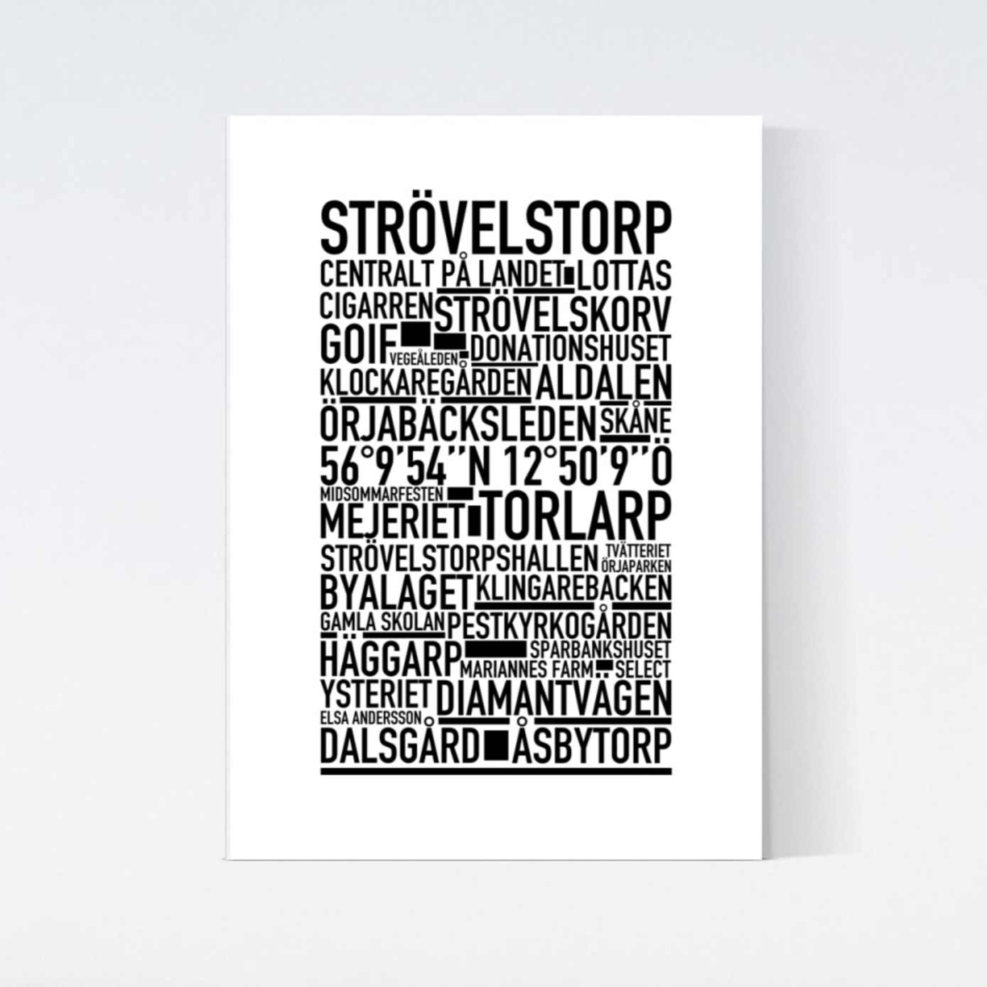 Strövelstorp Text Poster