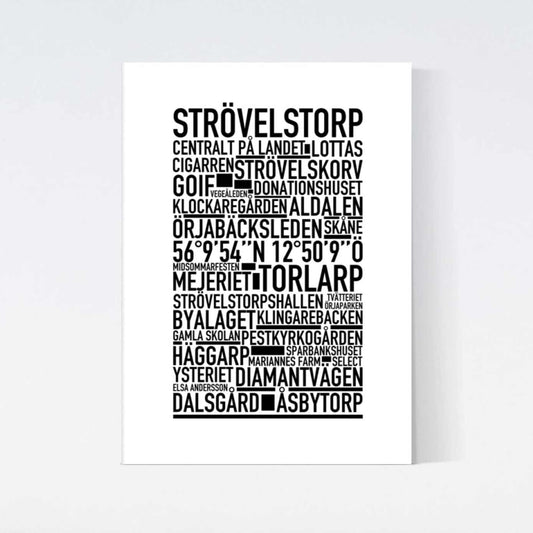 Strövelstorp Text Poster
