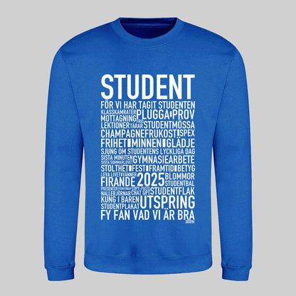 Student 2025 Text Sweatshirt