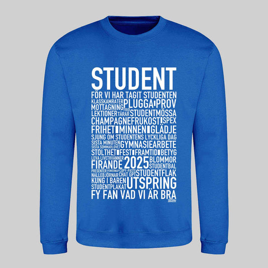 Student 2025 Text Sweatshirt