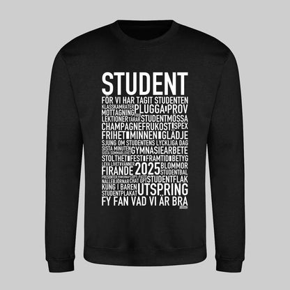 Student 2025 Text Sweatshirt