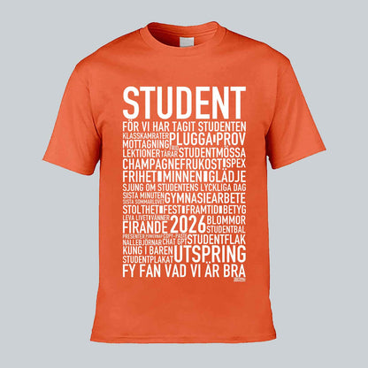 Student 2026 Text T-shirt