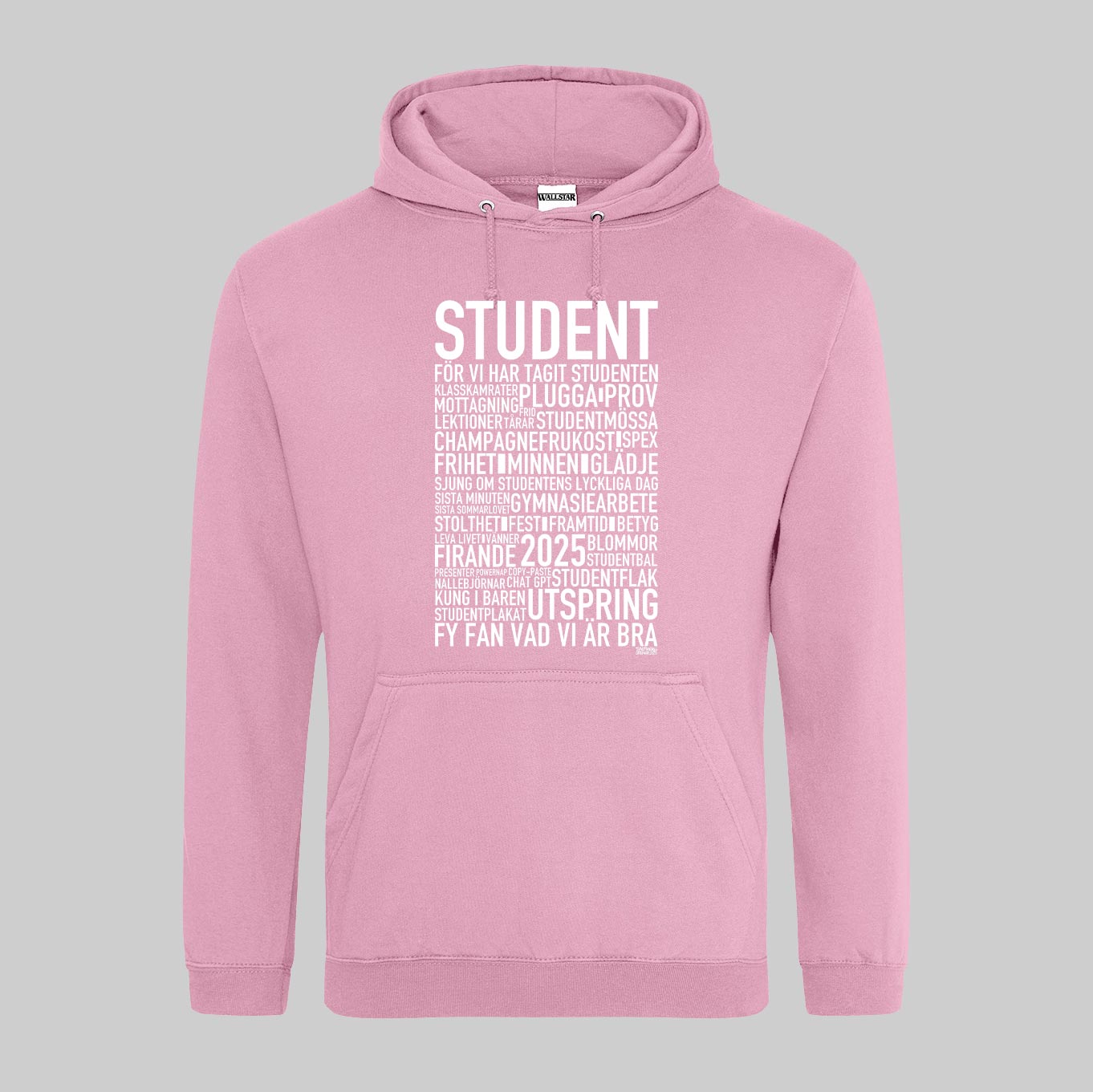 Student 2025 Text Hoodie