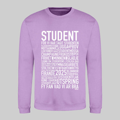 Student 2025 Text Sweatshirt