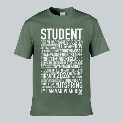 Student 2026 Text T-shirt