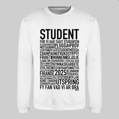 Student 2025 Text Sweatshirt