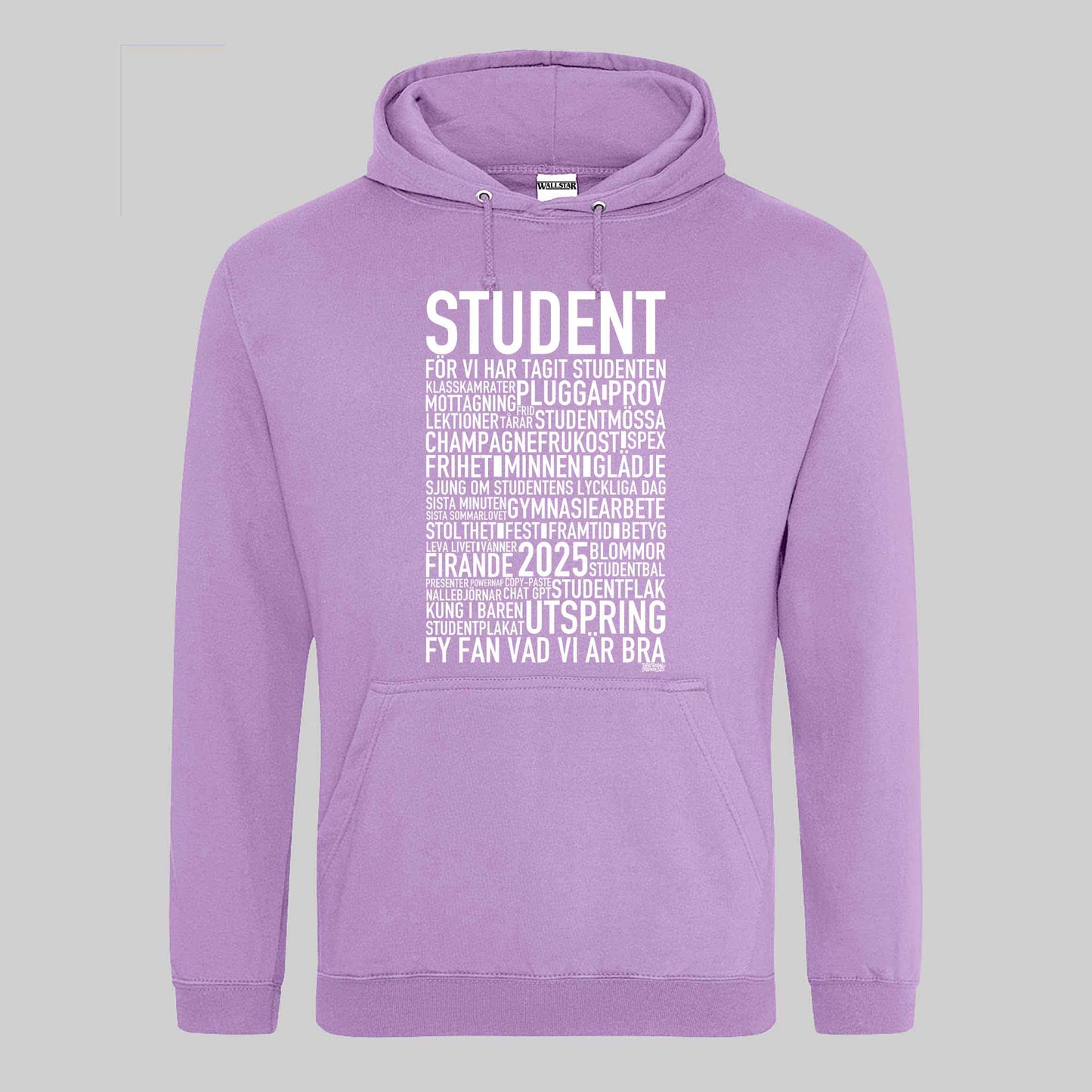 Student 2025 Text Hoodie