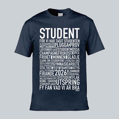 Student 2026 Text T-shirt