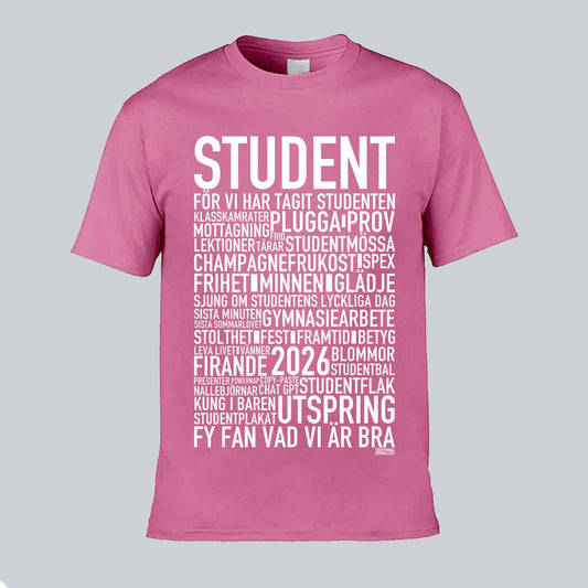 Student 2026 Text T-shirt
