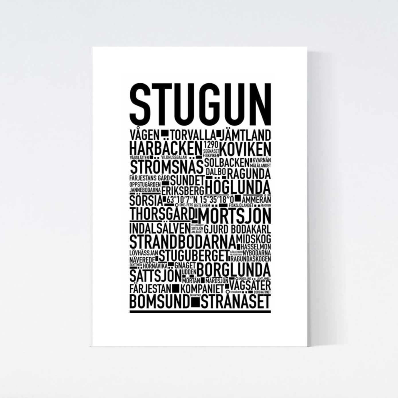 Stugun Text Poster