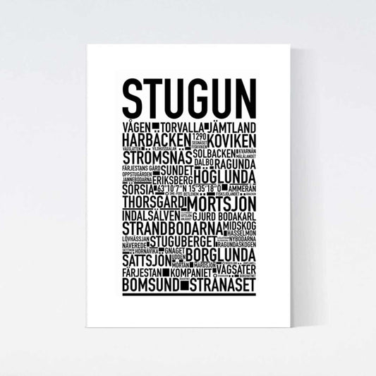 Stugun Text Poster