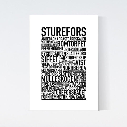 Sturefors Text Poster
