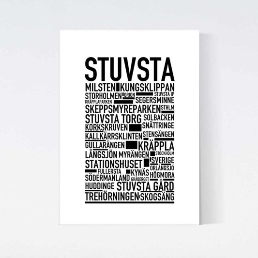 Stuvsta Text Poster
