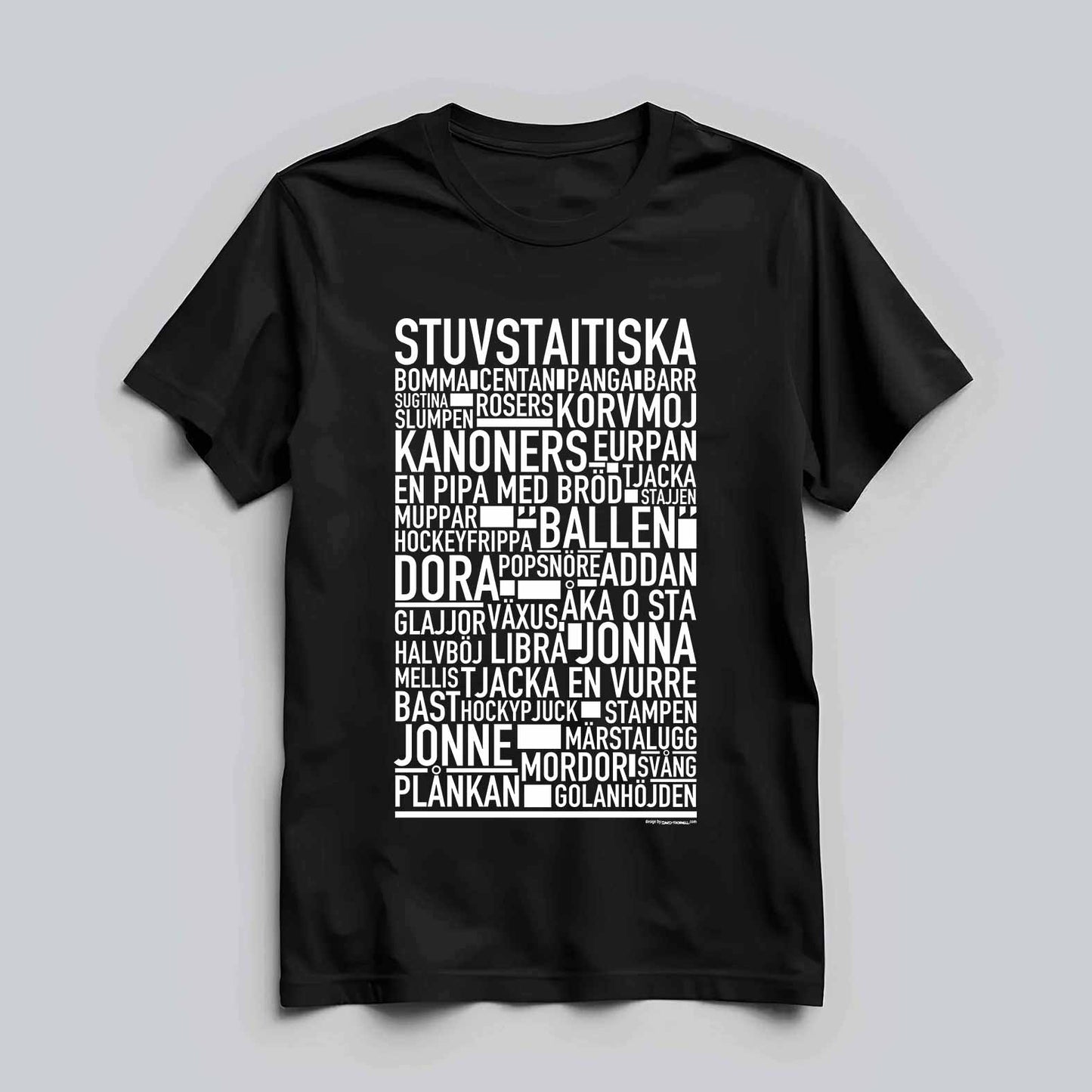 Stuvstaitiska Dialekt Text T-shirt