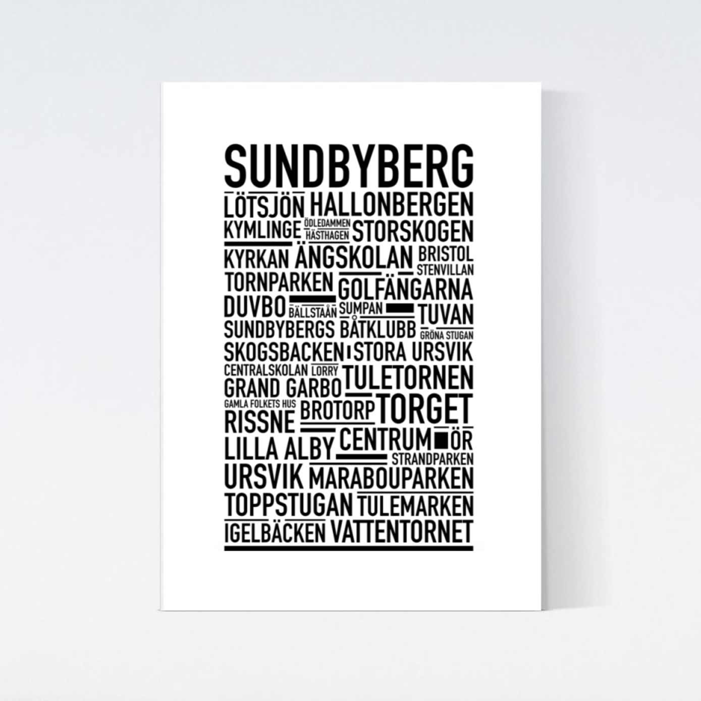 Sundbyberg Text Poster