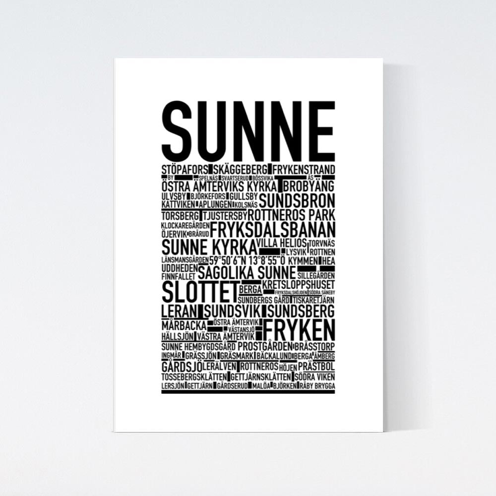 Sunne Text Poster