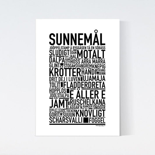 Sunnemål Dialekt Text Poster