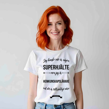 Ditt Yrke Superhjälte Text T-shirt